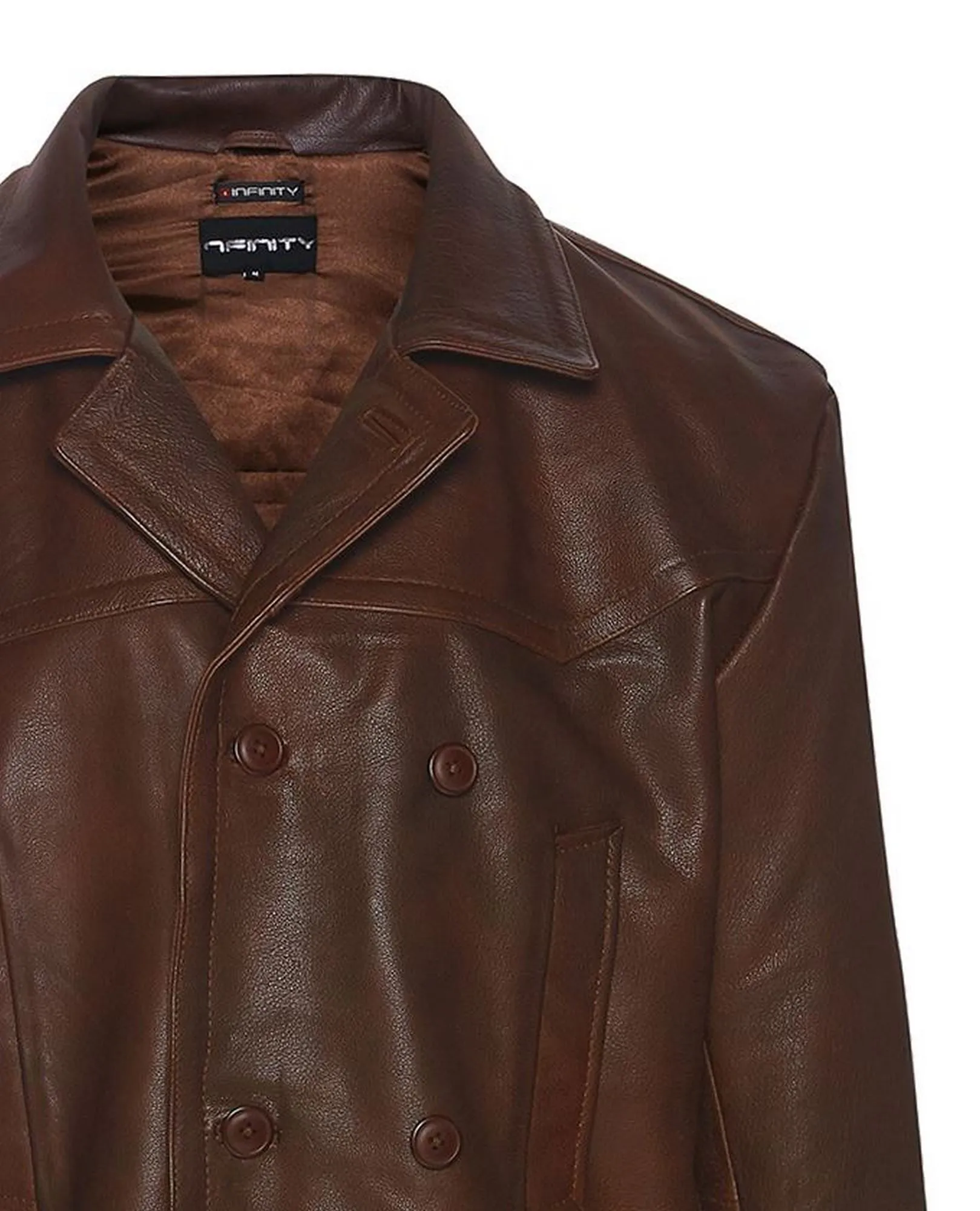 3/4 Double Breasted Leather Kriegsmarine Jacket