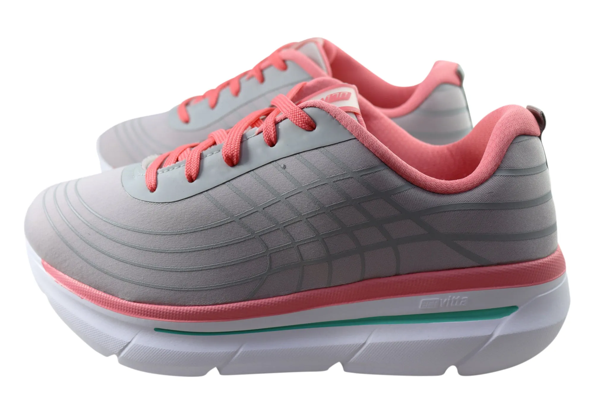 Actvitta Boost Womens Cushioned Platform Active Shoes Made In Brazil Actvitta Shoes