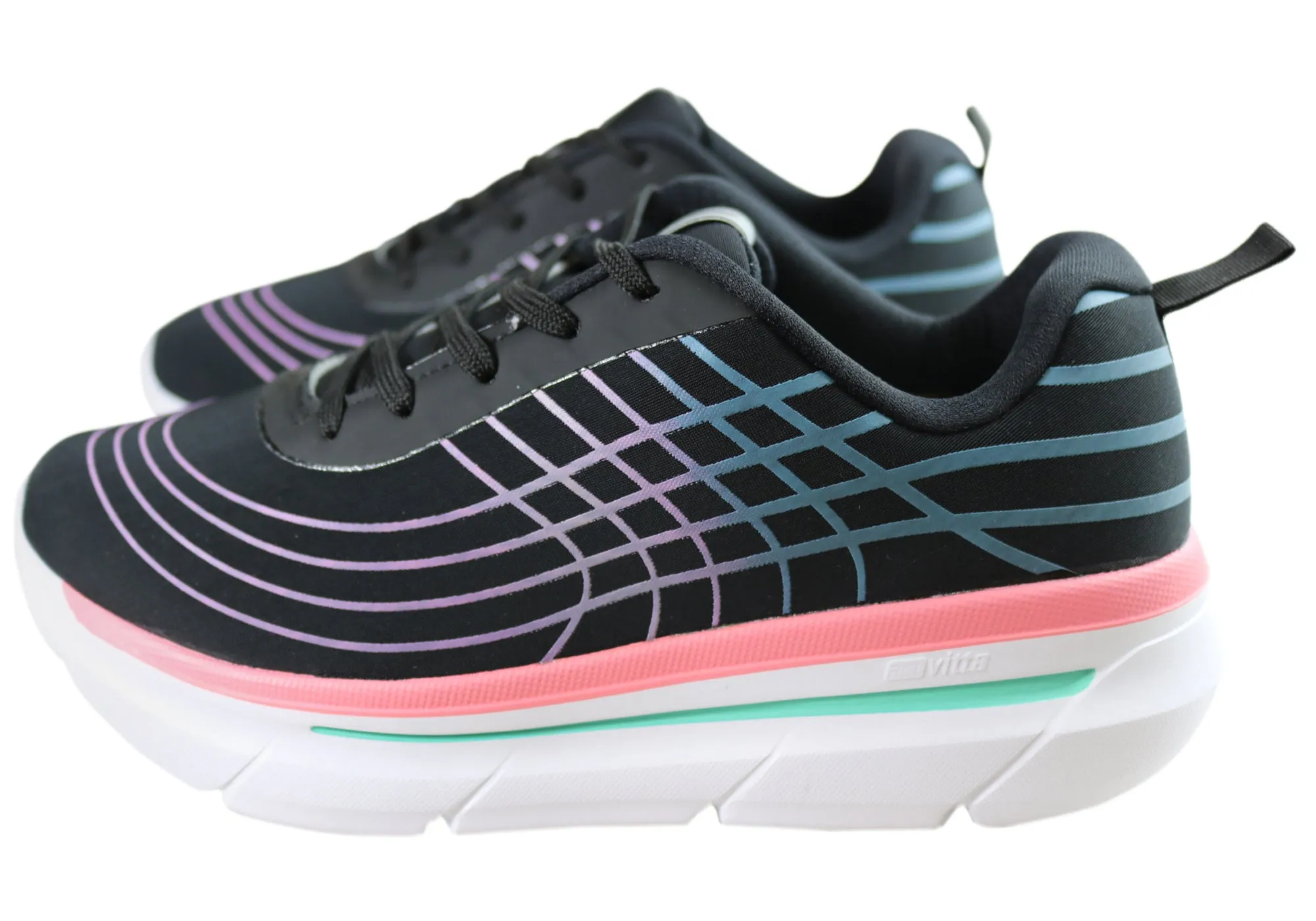 Actvitta Boost Womens Cushioned Platform Active Shoes Made In Brazil Actvitta Shoes