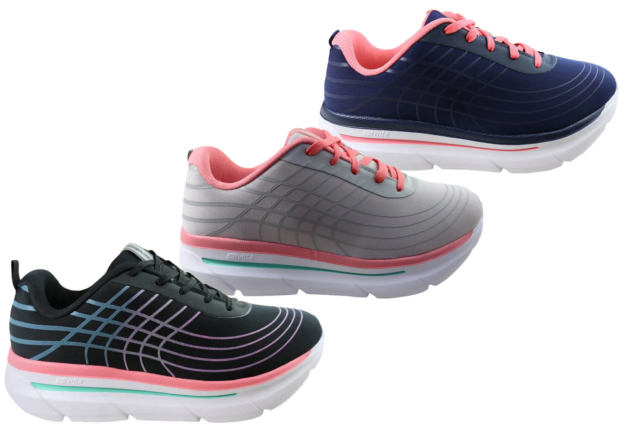 Actvitta Boost Womens Cushioned Platform Active Shoes Made In Brazil Actvitta Shoes