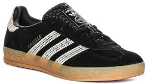 Adidas Gazelle Indoor In Black White For Women Shoes Adidas