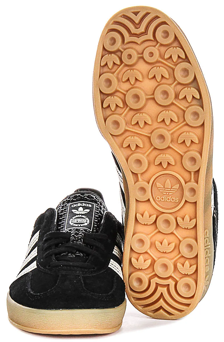 Adidas Gazelle Indoor In Black White For Women Shoes Adidas