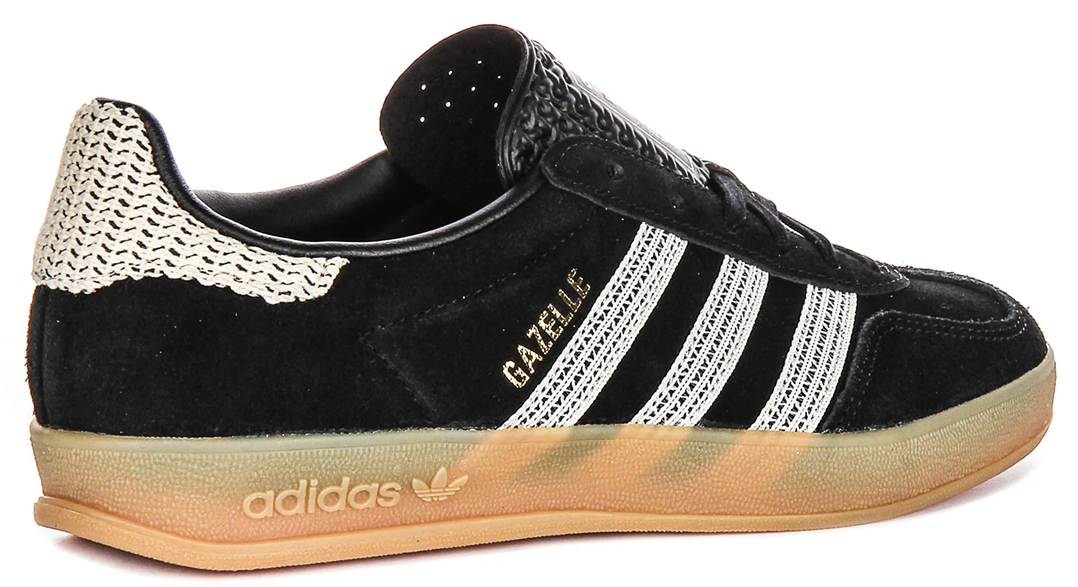 Adidas Gazelle Indoor In Black White For Women Shoes Adidas