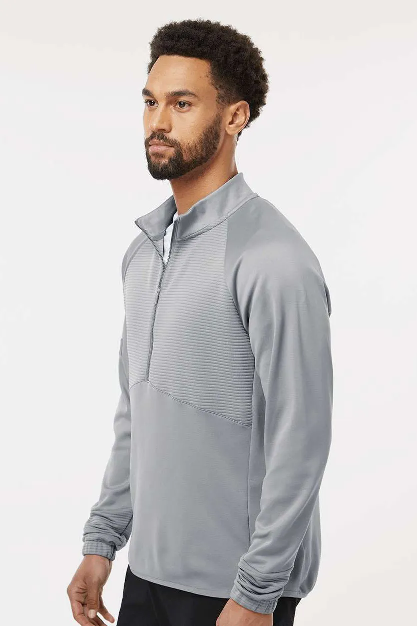 Adidas Mens 1/4 Zip Sweatshirt - Grey