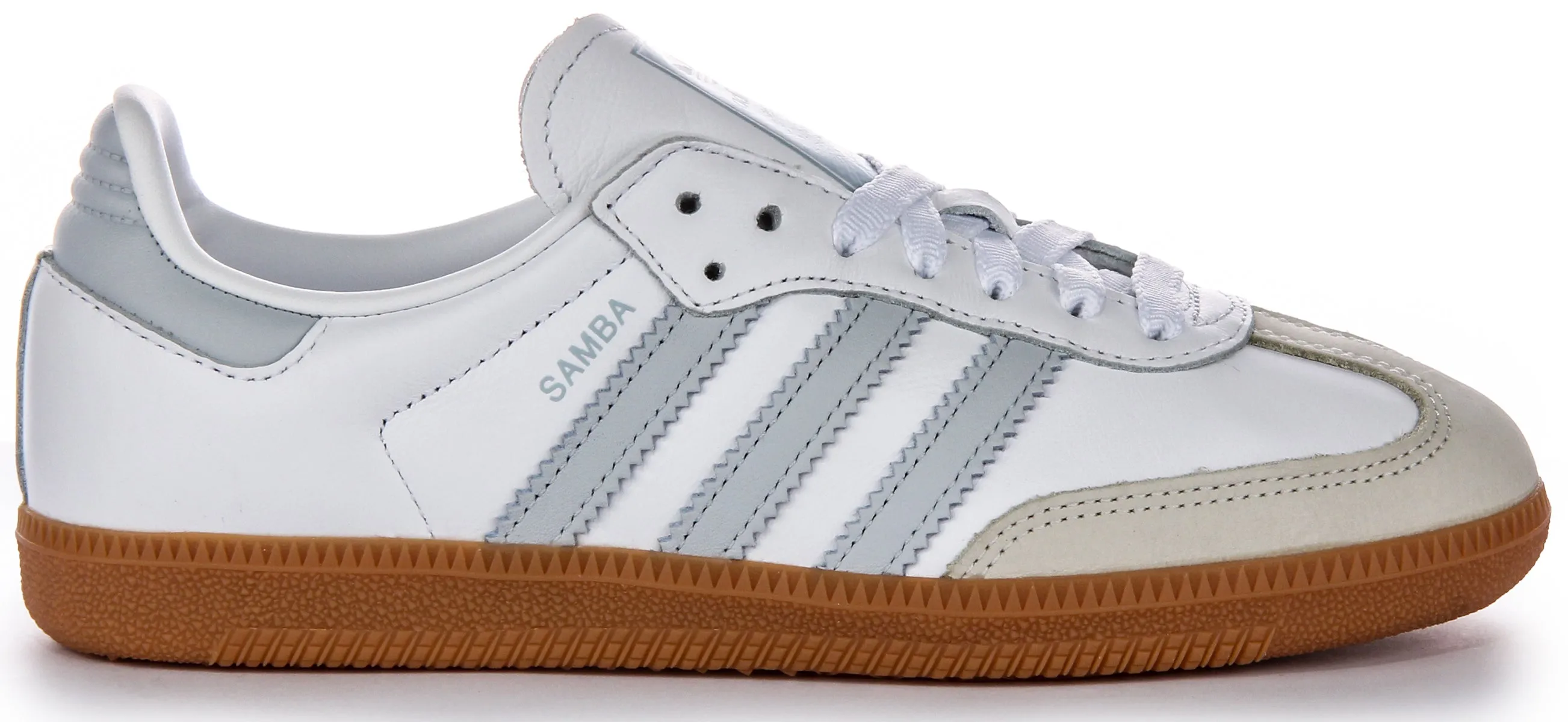 Adidas Samba OG In White Grey For Women Shoes Adidas