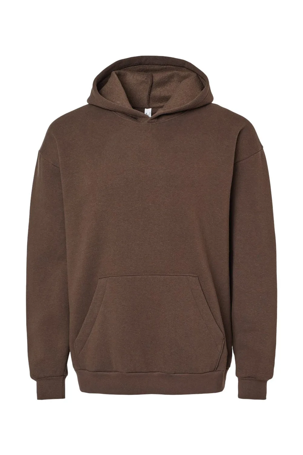 American Apparel Mens ReFlex Fleece Hooded Sweatshirt Hoodie w/ Pouch Pocket - Brown