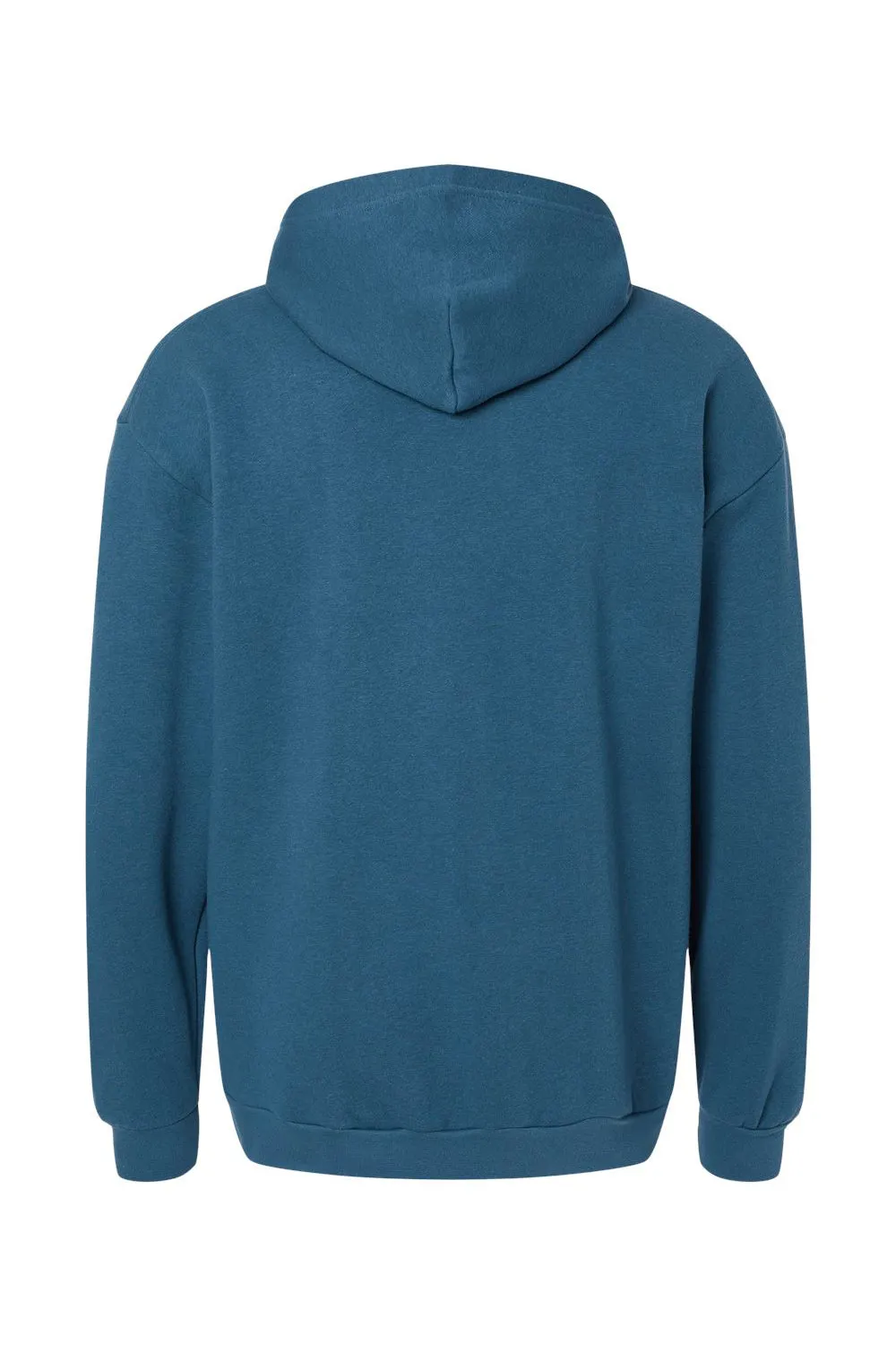 American Apparel Mens ReFlex Fleece Hooded Sweatshirt Hoodie w/ Pouch Pocket - Sea Blue