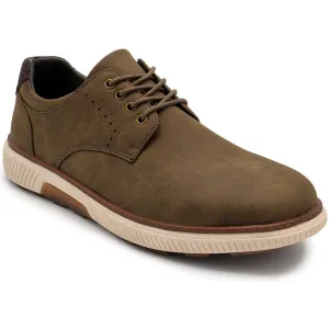 ANSON Mens Lace-Up Faux Leather Casual And Fashion Sneakers