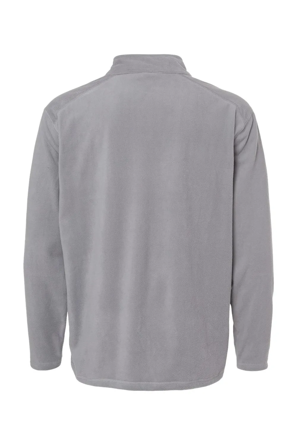 Augusta Sportswear Mens Eco Revive Micro Lite Fleece 1/4 Zip Sweatshirt - Athletic Grey