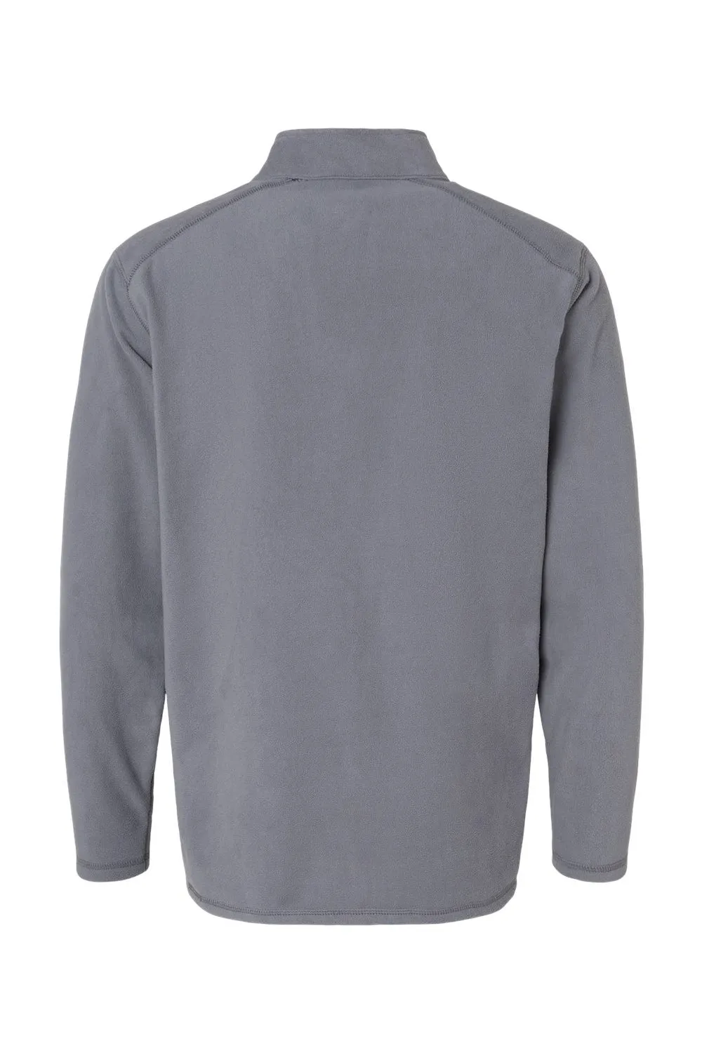 Augusta Sportswear Mens Eco Revive Micro Lite Fleece 1/4 Zip Sweatshirt - Graphite Grey