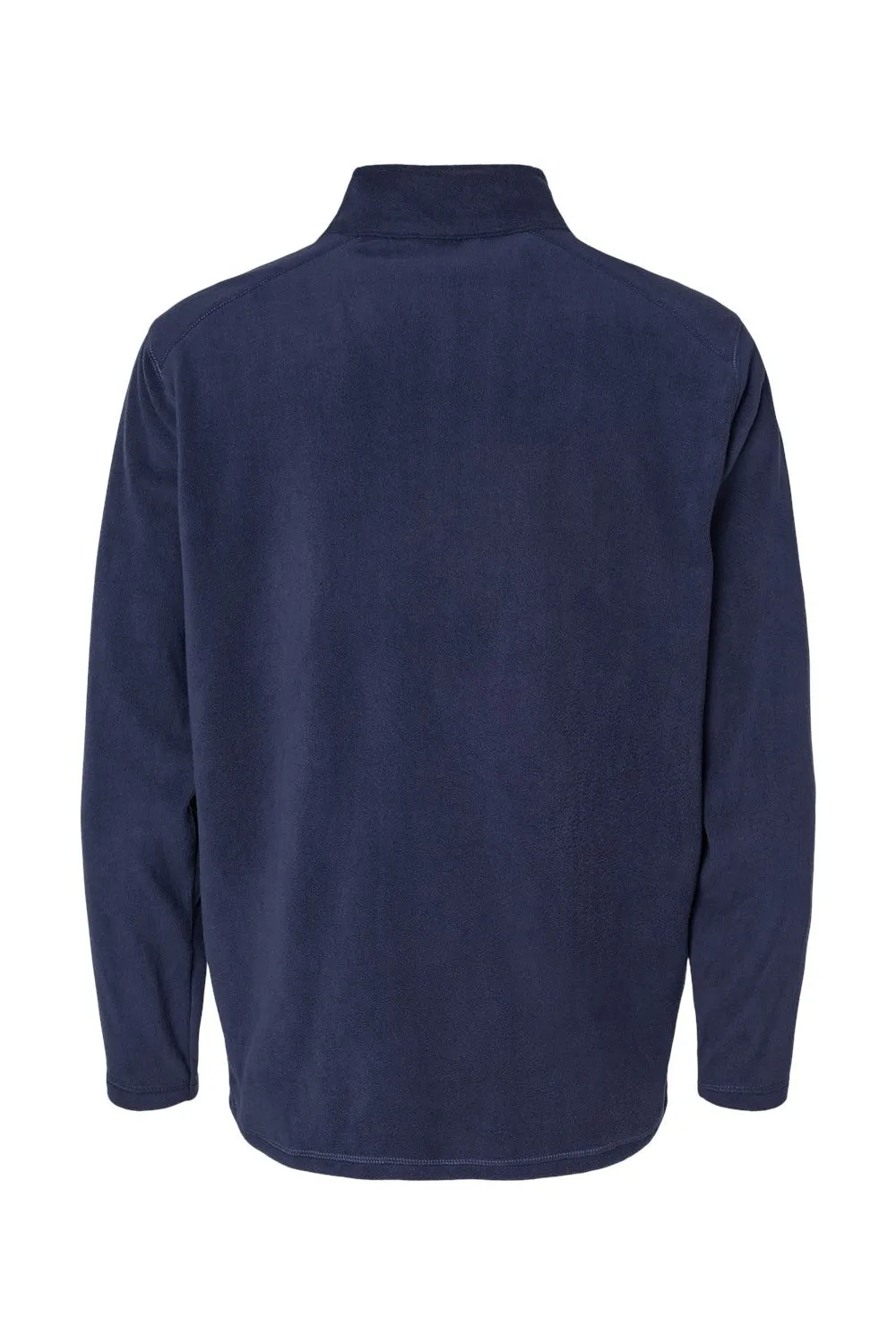 Augusta Sportswear Mens Eco Revive Micro Lite Fleece 1/4 Zip Sweatshirt - Navy Blue
