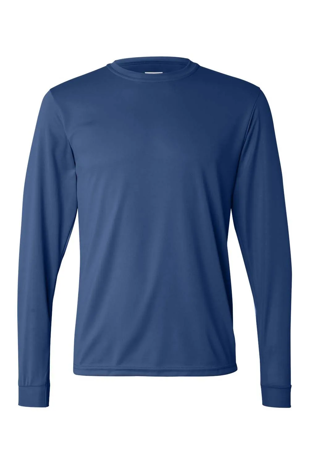 Augusta Sportswear Mens Moisture Wicking Long Sleeve Crewneck T-Shirt - Royal Blue