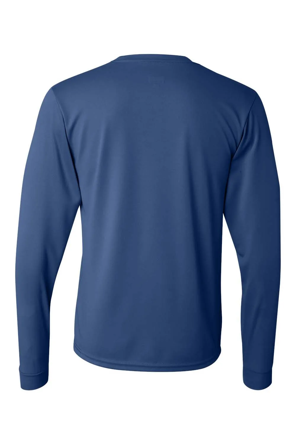 Augusta Sportswear Mens Moisture Wicking Long Sleeve Crewneck T-Shirt - Royal Blue
