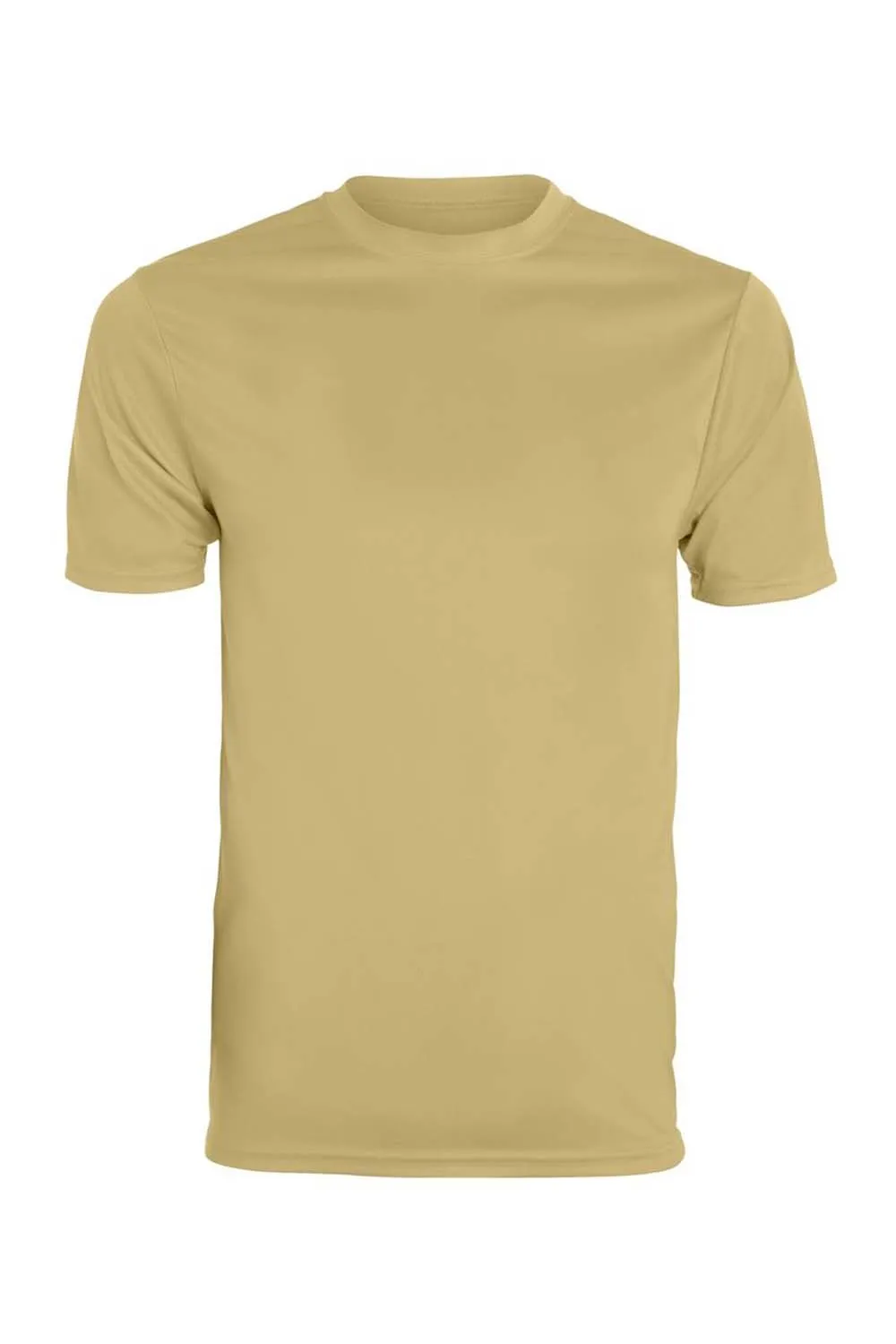 Augusta Sportswear Mens Moisture Wicking Short Sleeve Crewneck T-Shirt - Vegas Gold