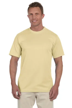 Augusta Sportswear Mens Moisture Wicking Short Sleeve Crewneck T-Shirt - Vegas Gold