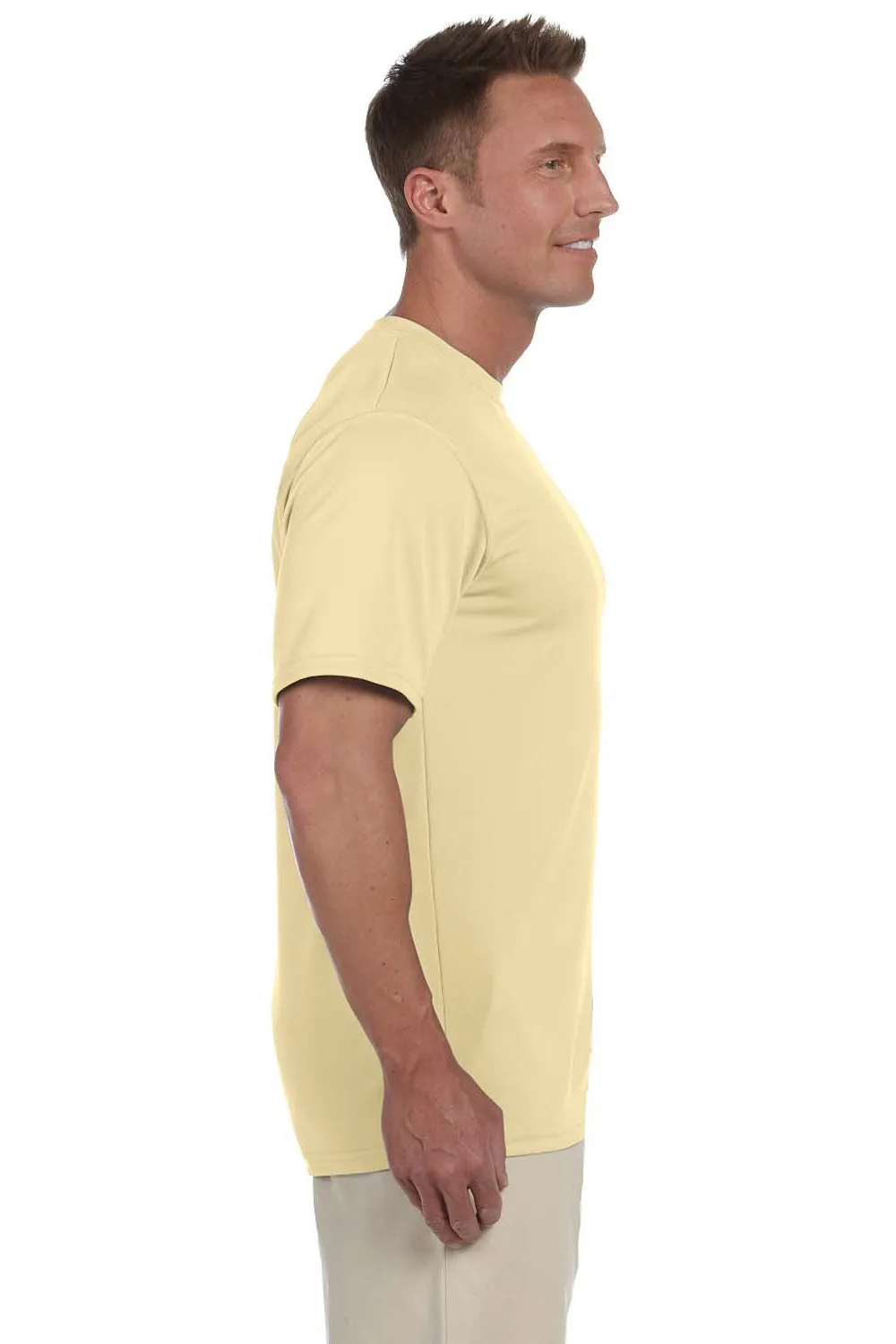 Augusta Sportswear Mens Moisture Wicking Short Sleeve Crewneck T-Shirt - Vegas Gold