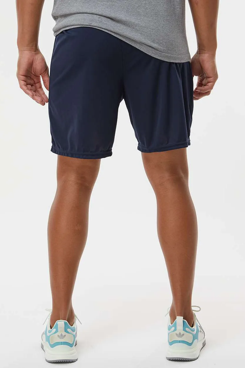 Augusta Sportswear Mens Octane Moisture Wicking Shorts - Navy Blue