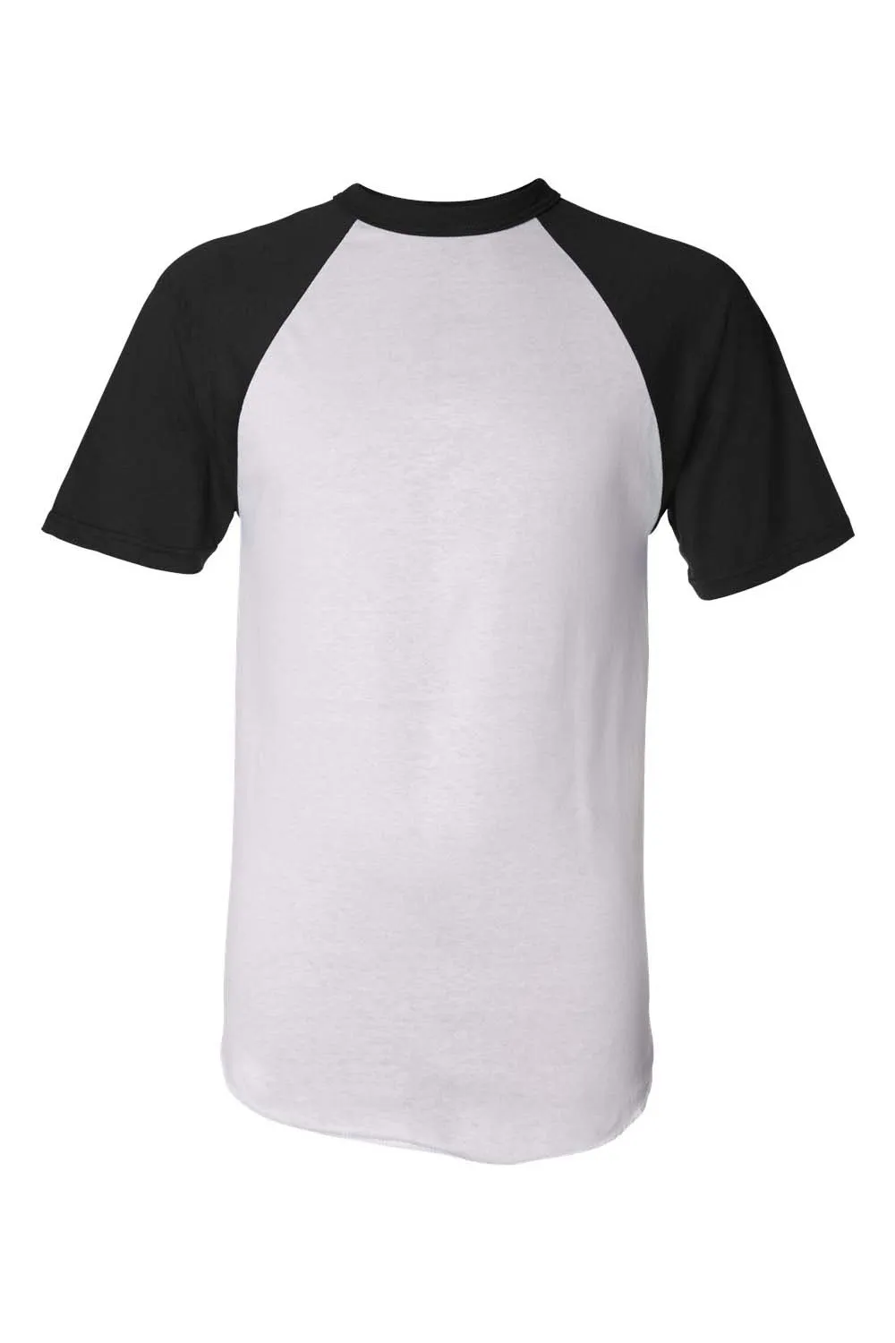 Augusta Sportswear Mens Short Sleeve Crewneck T-Shirt - White/Black