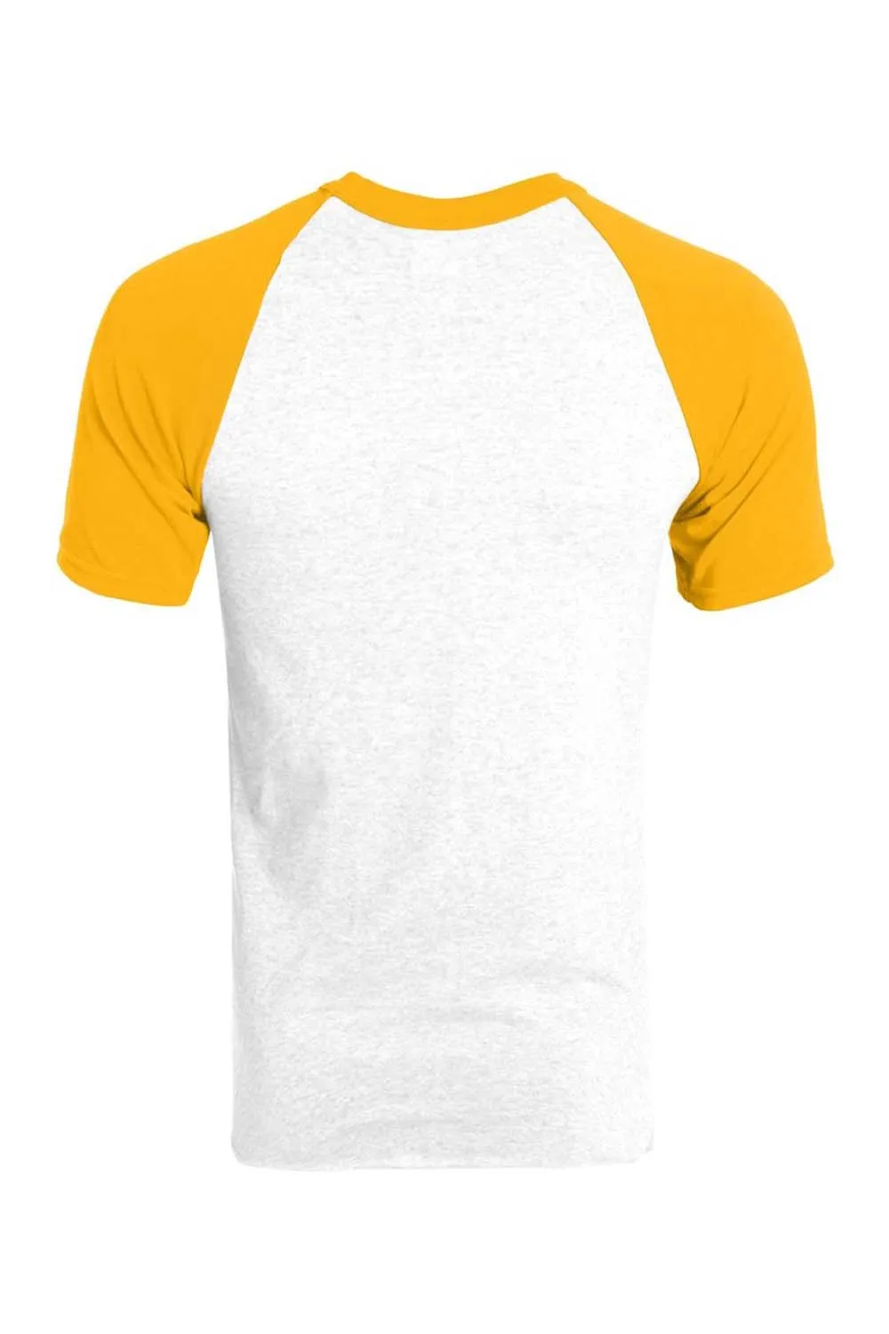Augusta Sportswear Mens Short Sleeve Crewneck T-Shirt - White/Gold