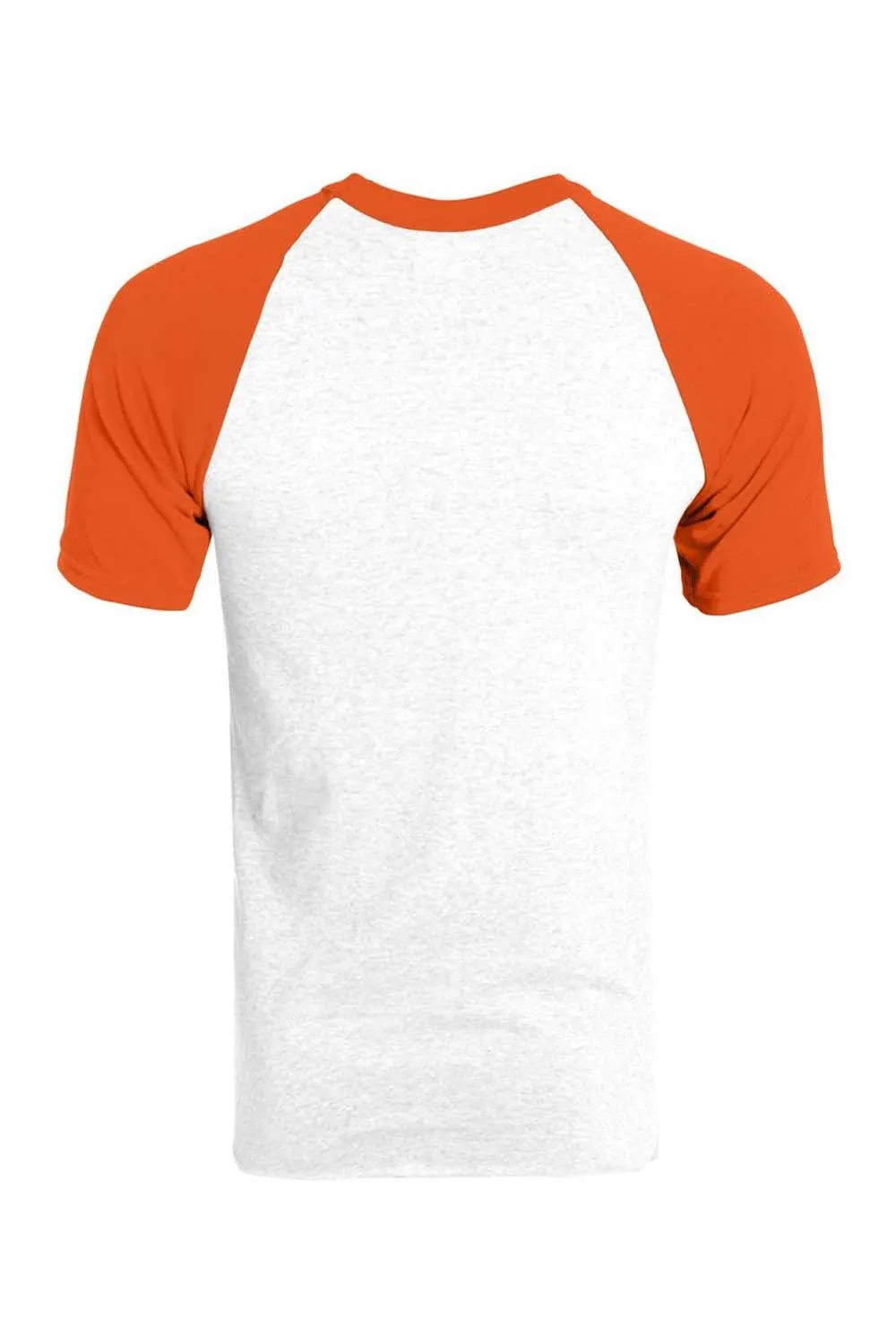 Augusta Sportswear Mens Short Sleeve Crewneck T-Shirt - White/Orange