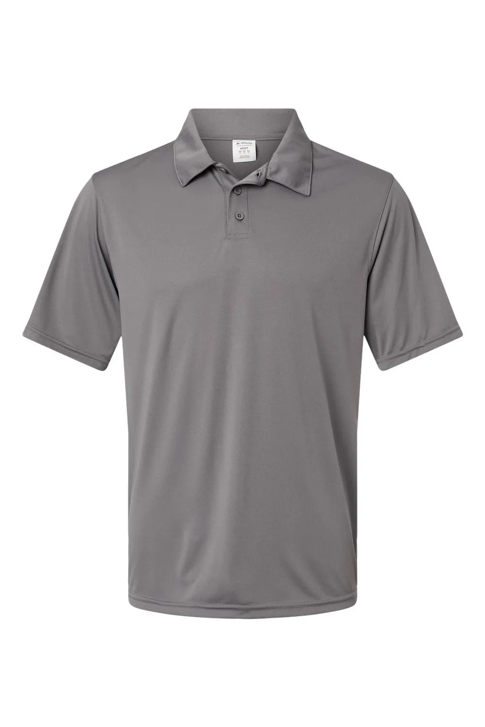 Augusta Sportswear Mens Vital Moisture Wicking Short Sleeve Polo Shirt - Graphite Grey