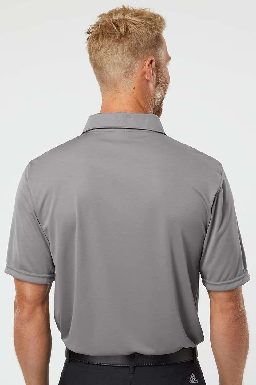 Augusta Sportswear Mens Vital Moisture Wicking Short Sleeve Polo Shirt - Graphite Grey