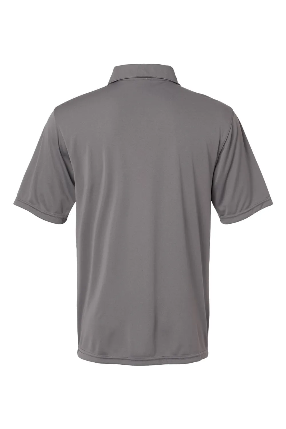 Augusta Sportswear Mens Vital Moisture Wicking Short Sleeve Polo Shirt - Graphite Grey
