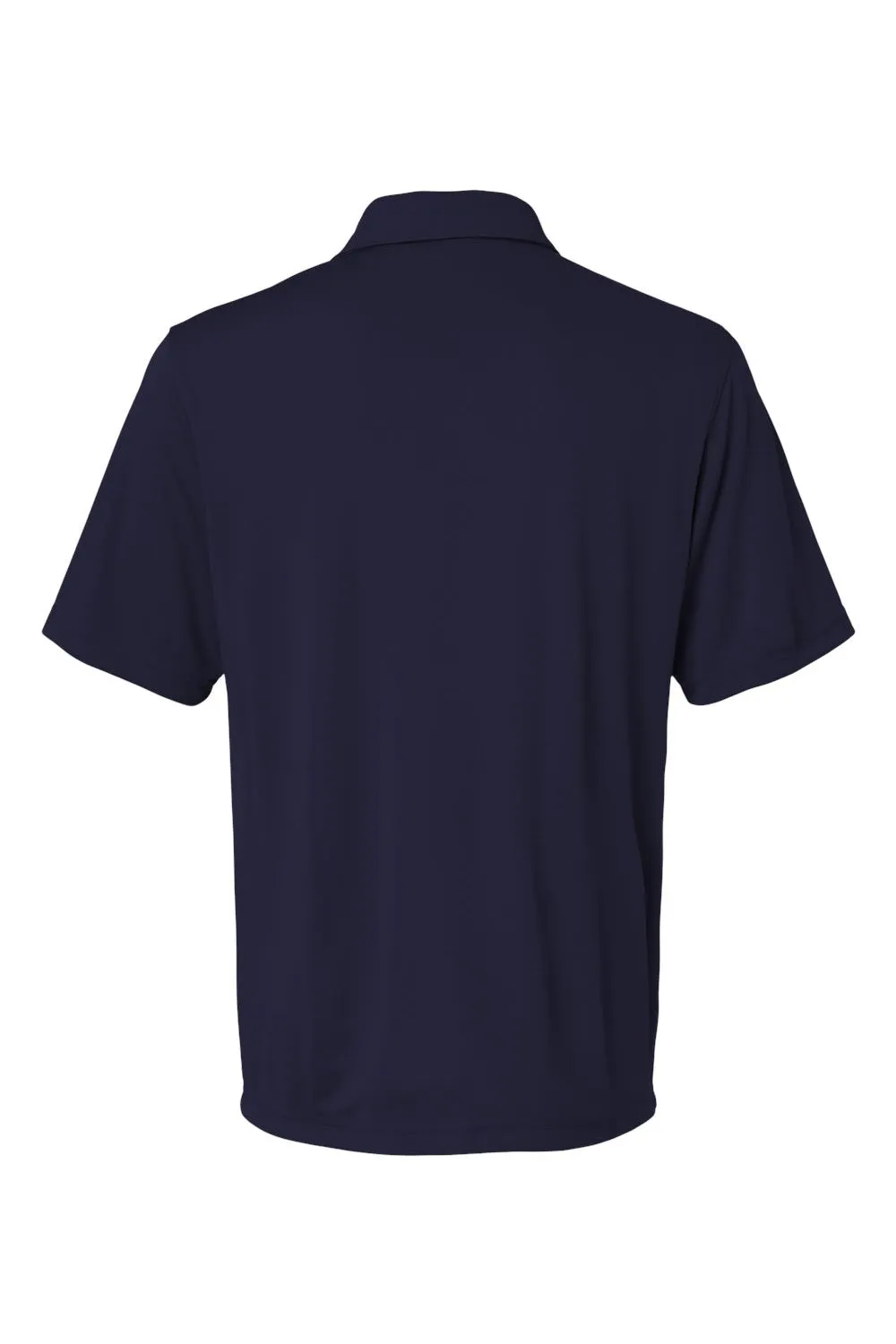 Augusta Sportswear Mens Vital Moisture Wicking Short Sleeve Polo Shirt - Navy Blue