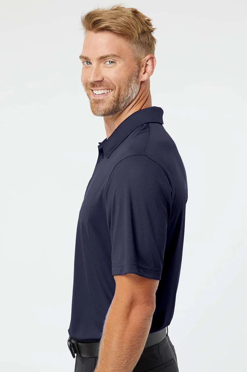 Augusta Sportswear Mens Vital Moisture Wicking Short Sleeve Polo Shirt - Navy Blue