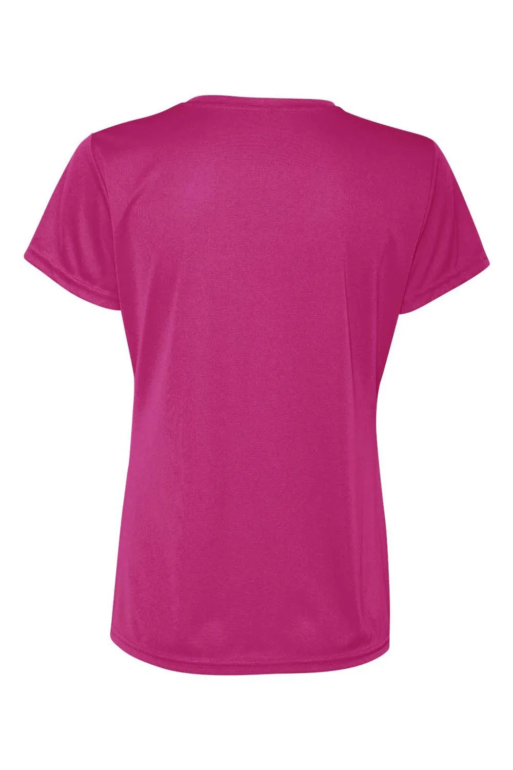 Augusta Sportswear Womens Moisture Wicking Short Sleeve V-Neck T-Shirt - Power Pink