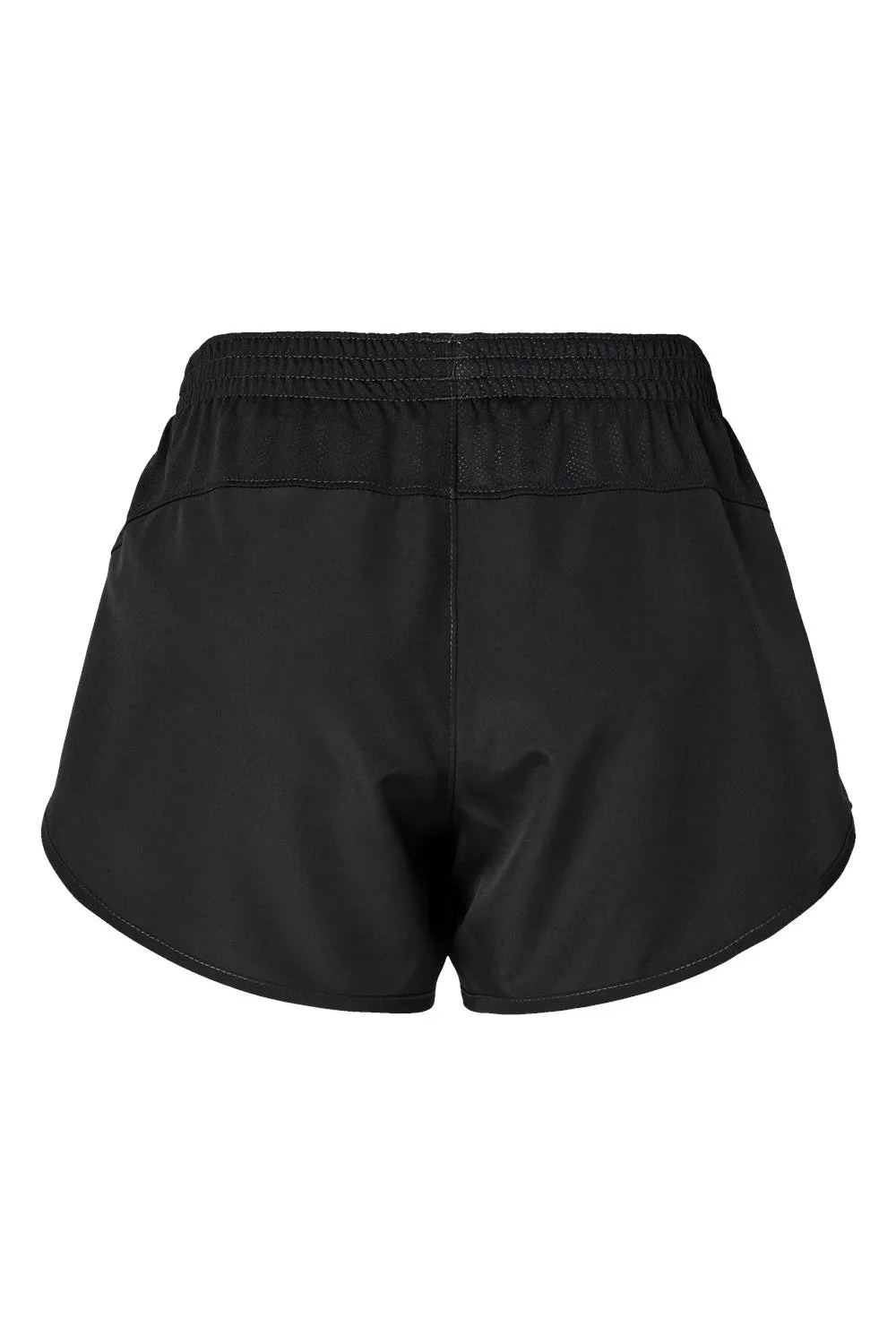 Augusta Sportswear Womens Wayfarer Moisture Wicking Shorts w/ Internal Pocket - Black