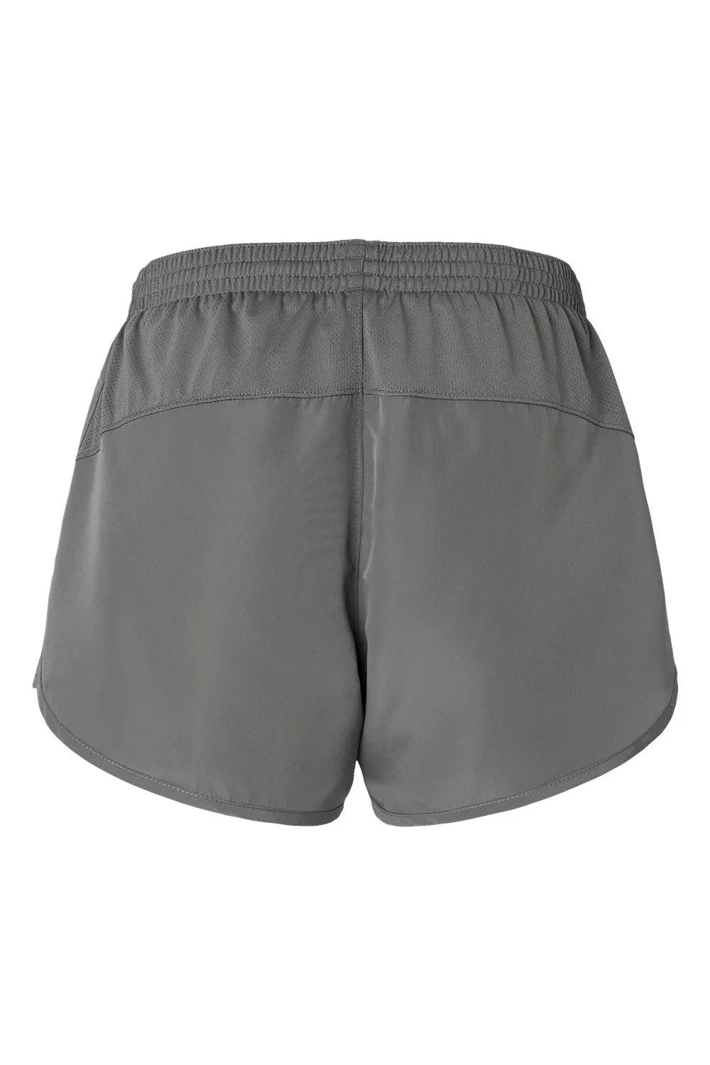 Augusta Sportswear Womens Wayfarer Moisture Wicking Shorts w/ Internal Pocket - Graphite Grey