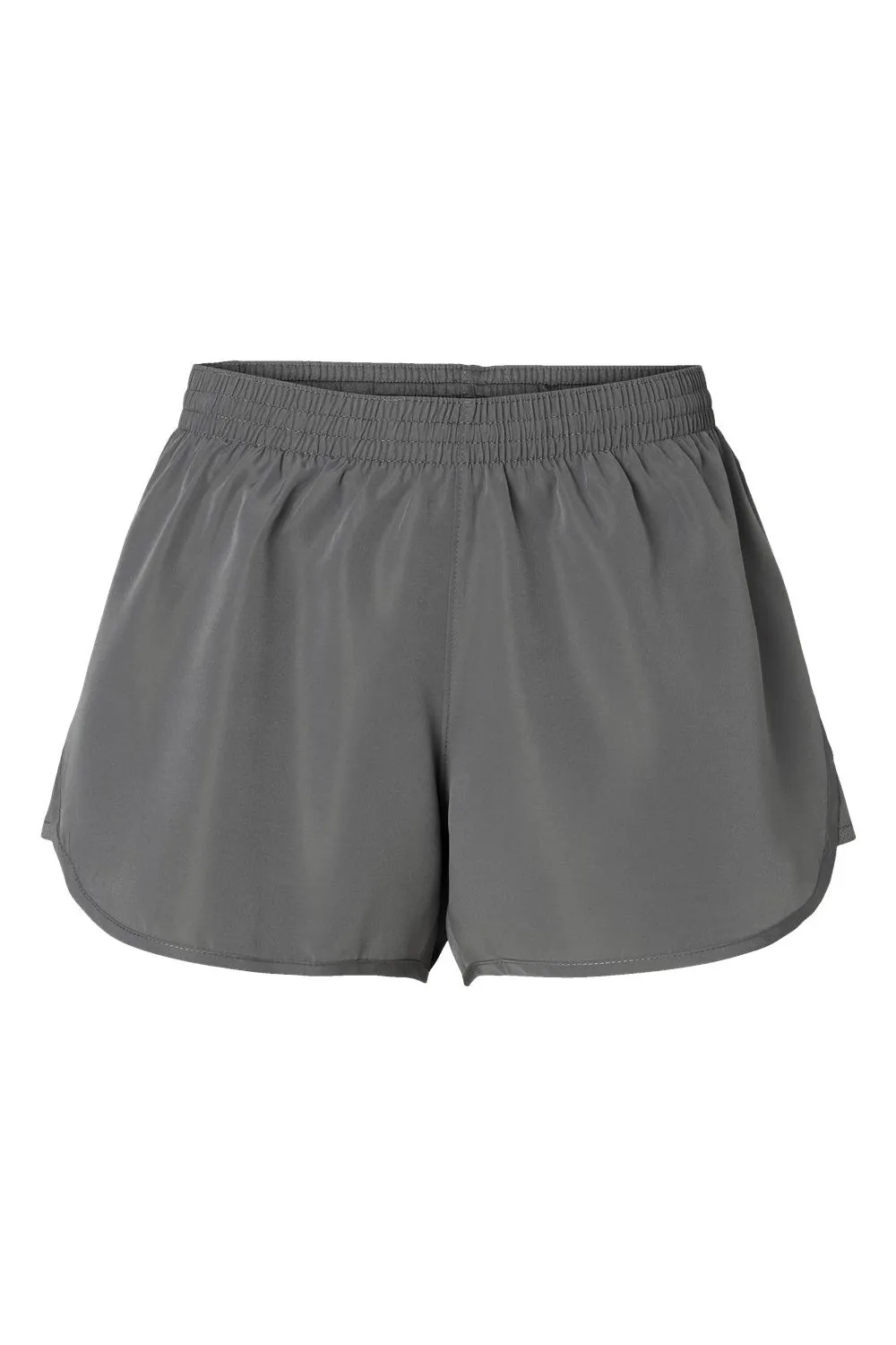 Augusta Sportswear Womens Wayfarer Moisture Wicking Shorts w/ Internal Pocket - Graphite Grey