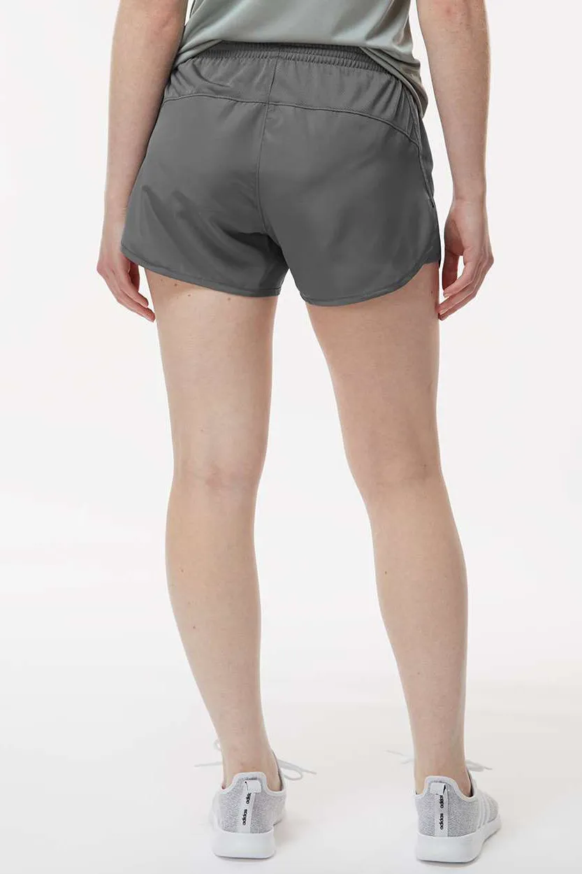 Augusta Sportswear Womens Wayfarer Moisture Wicking Shorts w/ Internal Pocket - Graphite Grey
