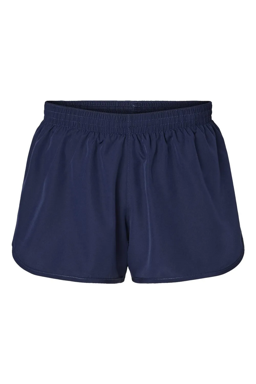 Augusta Sportswear Womens Wayfarer Moisture Wicking Shorts w/ Internal Pocket - Navy Blue