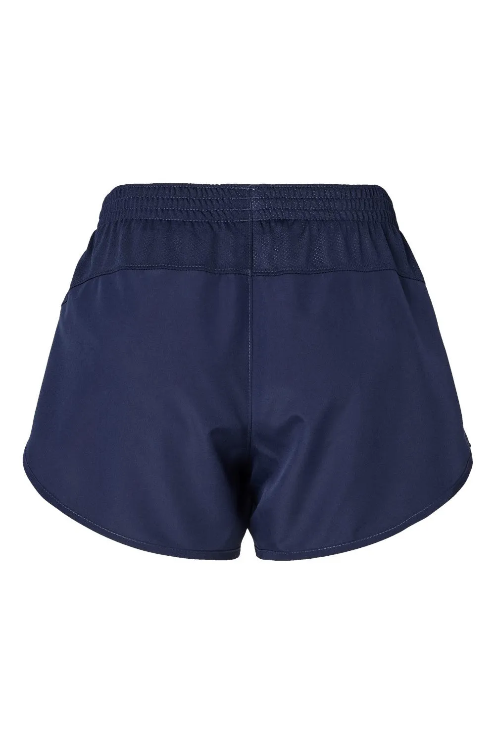 Augusta Sportswear Womens Wayfarer Moisture Wicking Shorts w/ Internal Pocket - Navy Blue