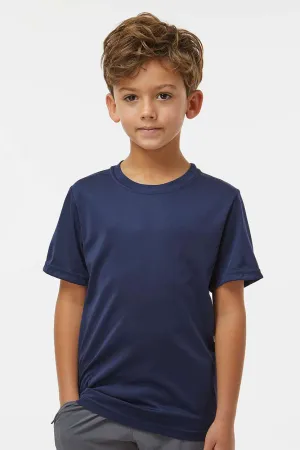 Augusta Sportswear Youth Nexgen Moisture Wicking Short Sleeve Crewneck T-Shirt - Navy Blue