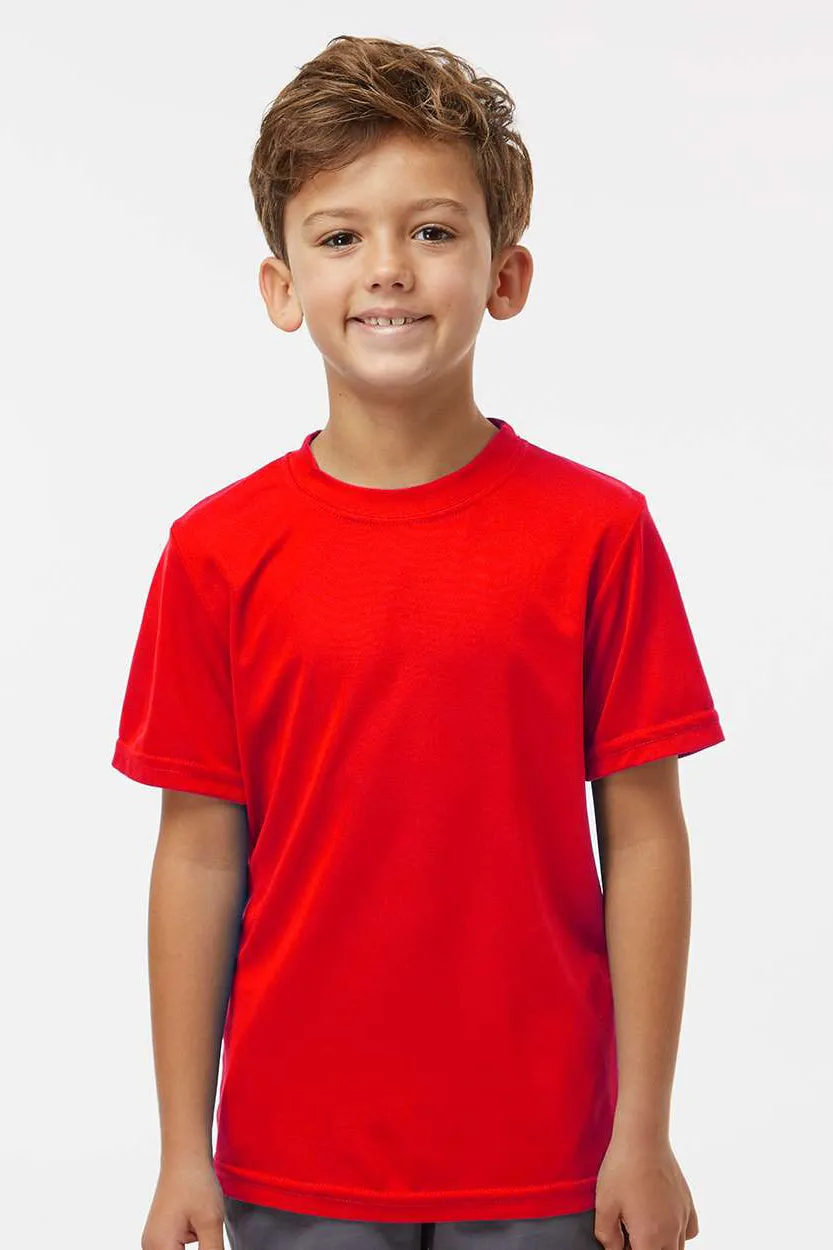 Augusta Sportswear Youth Nexgen Moisture Wicking Short Sleeve Crewneck T-Shirt - Scarlet Red