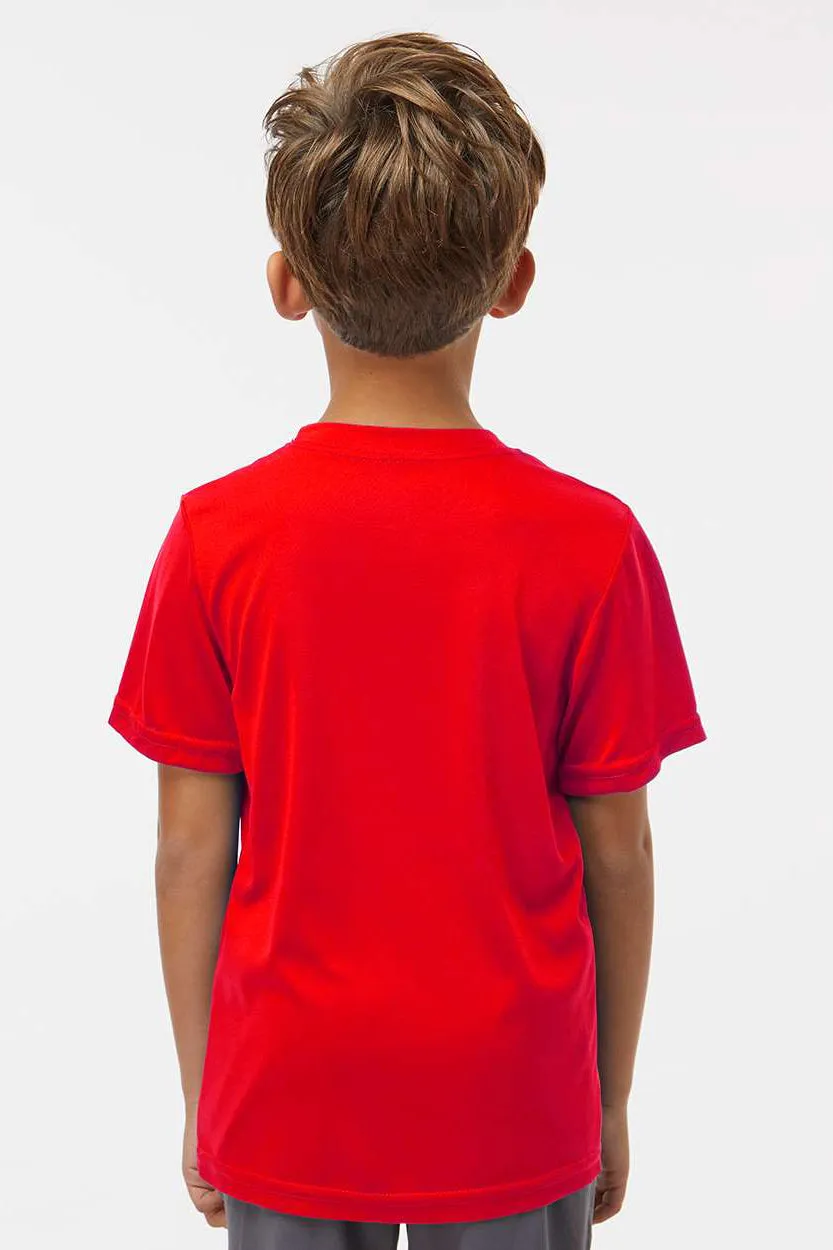 Augusta Sportswear Youth Nexgen Moisture Wicking Short Sleeve Crewneck T-Shirt - Scarlet Red