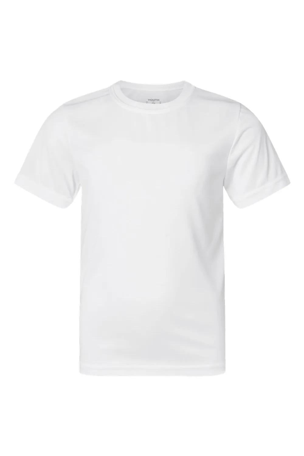 Augusta Sportswear Youth Nexgen Moisture Wicking Short Sleeve Crewneck T-Shirt - White