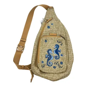 Backpack By Vera Bradley In Tan, Size:Medium vera bradley