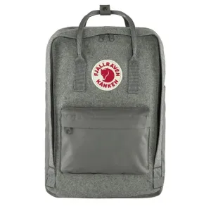 Bags FjallravenBackpack Men Fjallraven Kanken Re-Wool Laptop 15  Granite Grey