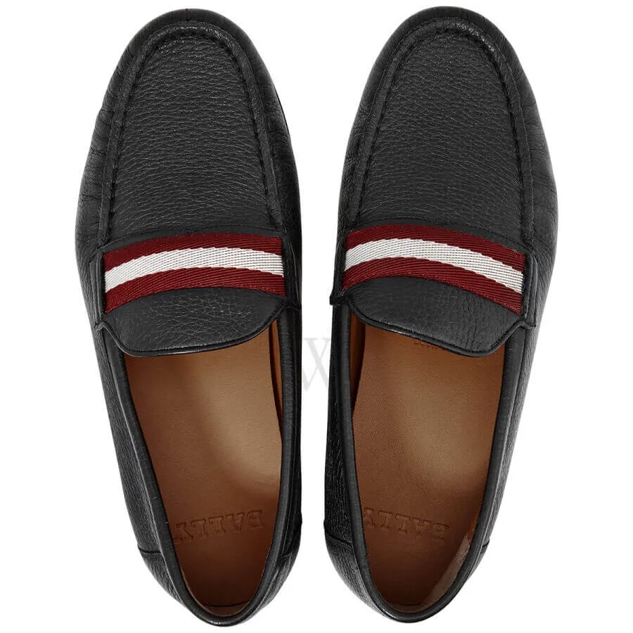 Bally Crokett Men's 6228362 Black Leather Loafers