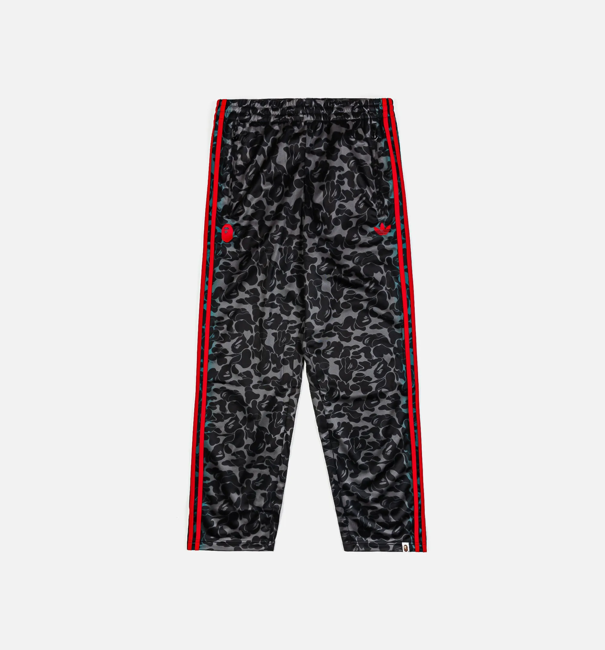Bape x Adidas All Over Print Track Mens Pant - Black