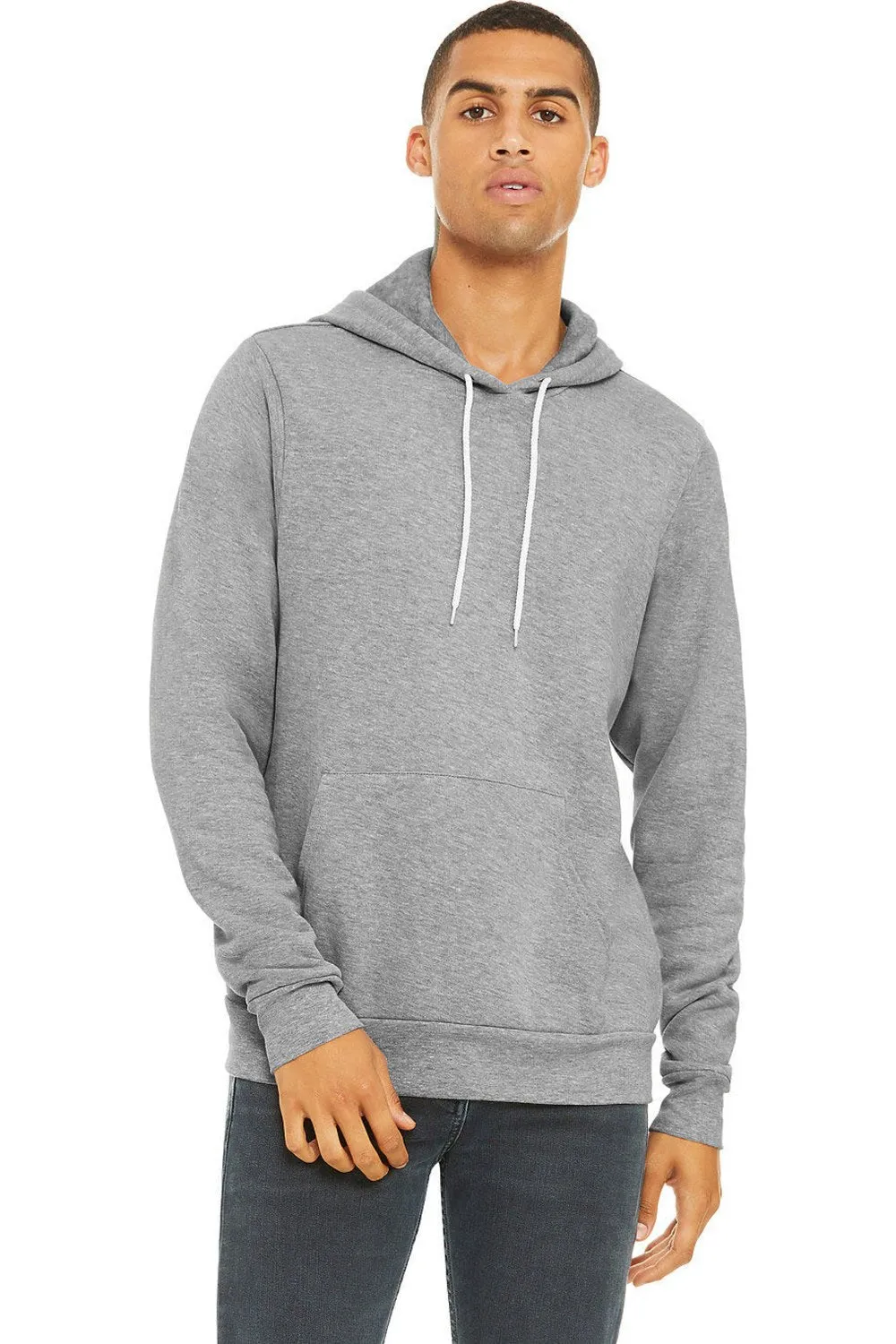 Bella   Canvas Unisex Pullover Polycotton Fleece Hooded Sweatshirt / Hoodie