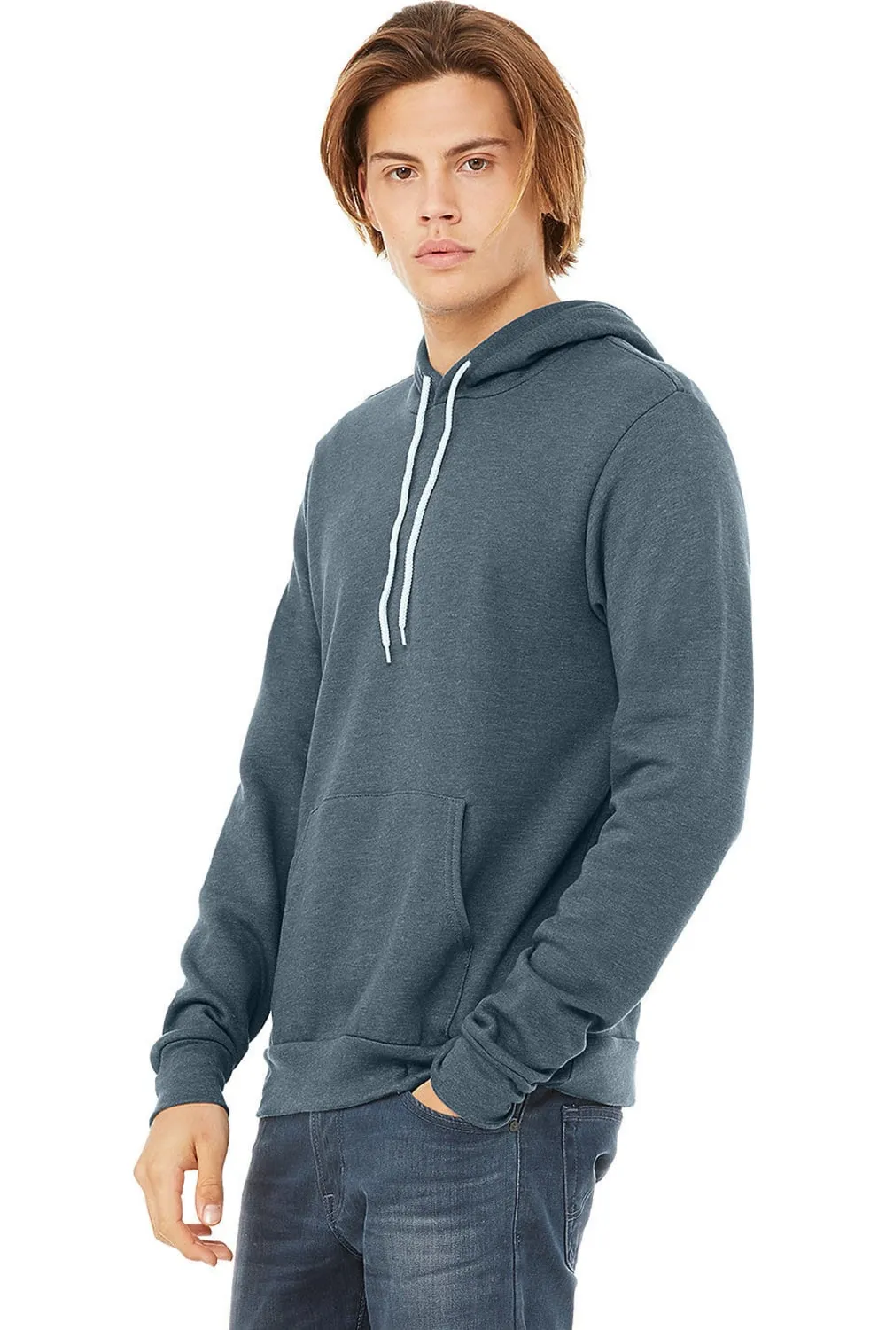 Bella   Canvas Unisex Pullover Polycotton Fleece Hooded Sweatshirt / Hoodie