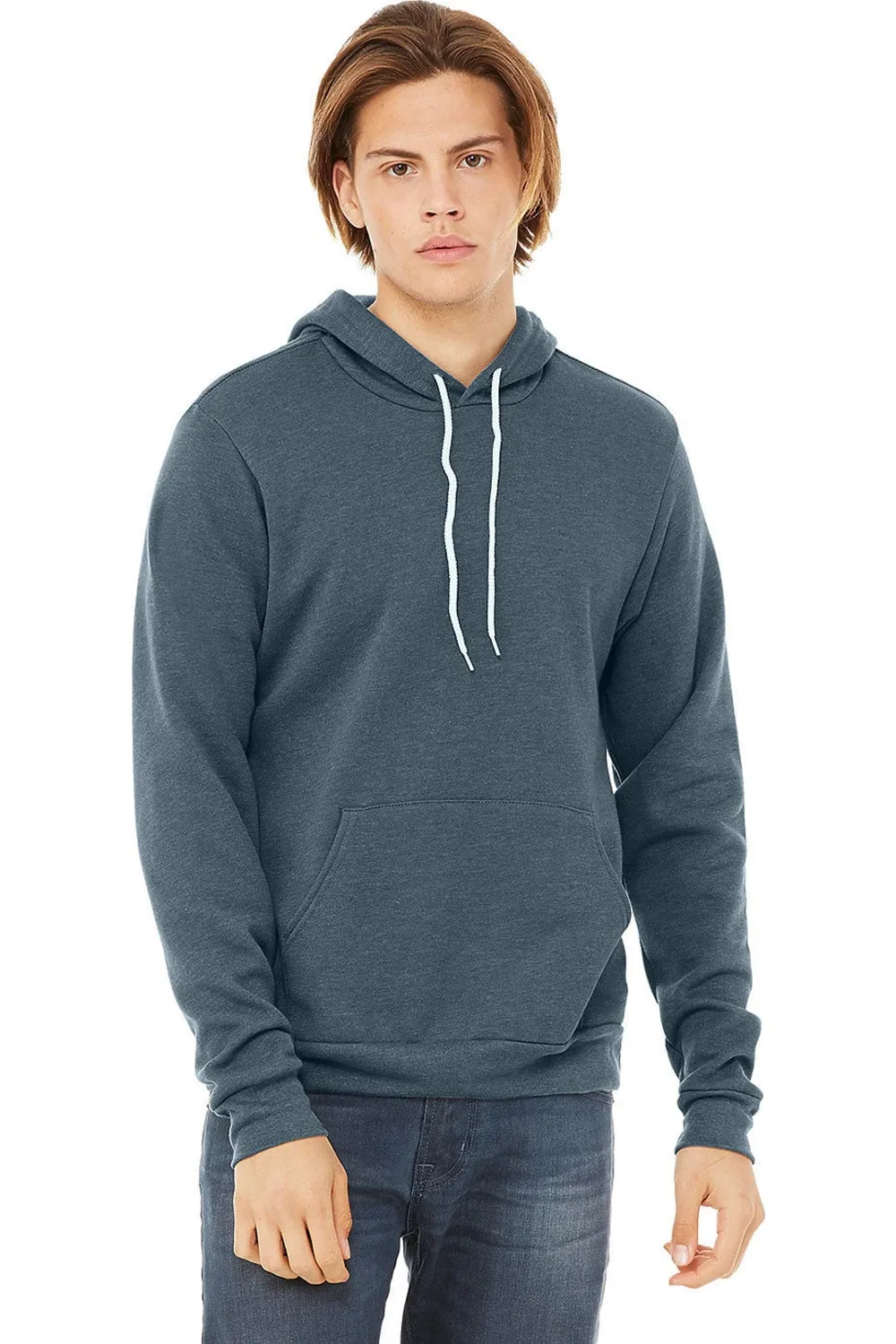 Bella   Canvas Unisex Pullover Polycotton Fleece Hooded Sweatshirt / Hoodie