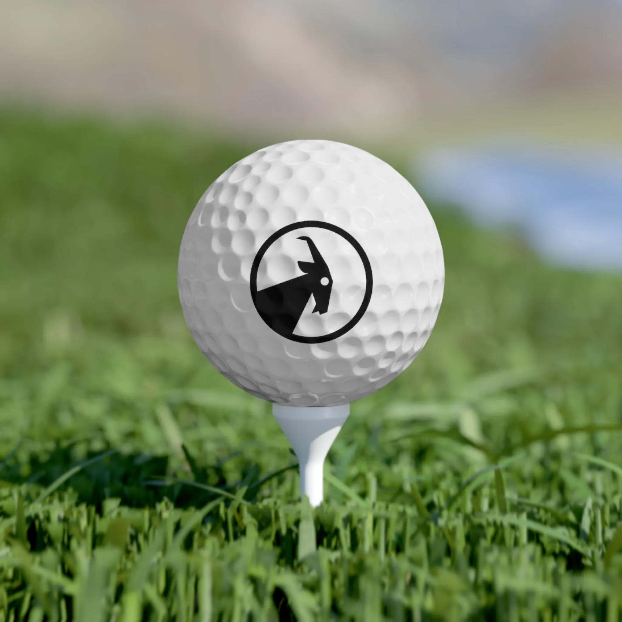 BILLY Golf Balls, 6pcs (Black Goat)