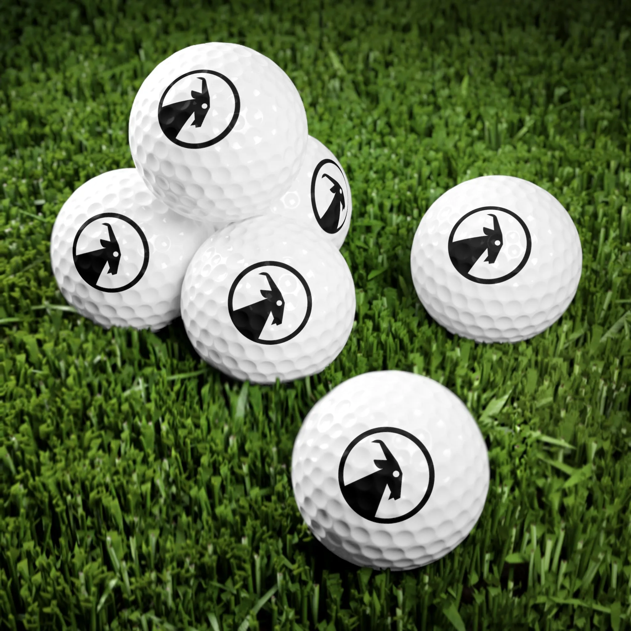 BILLY Golf Balls, 6pcs (Black Goat)