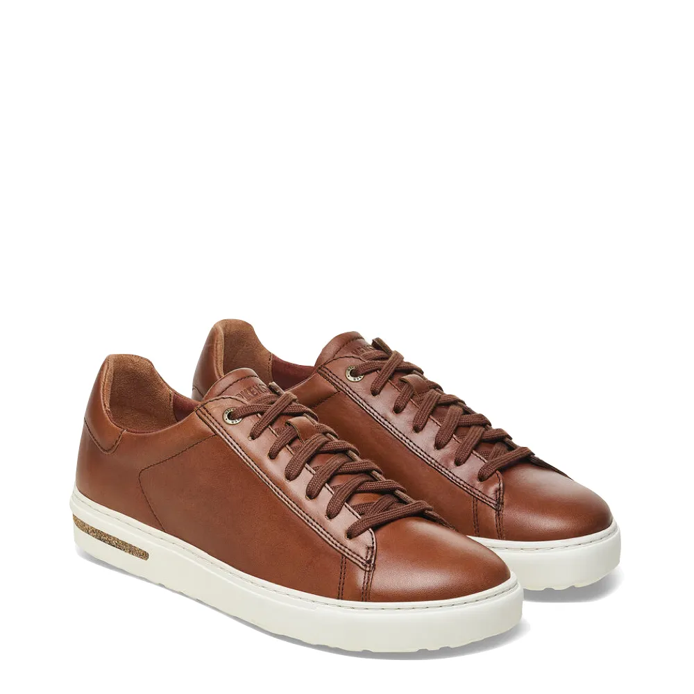 Birkenstock Men's Bend Low Leather Sneaker in Cognac